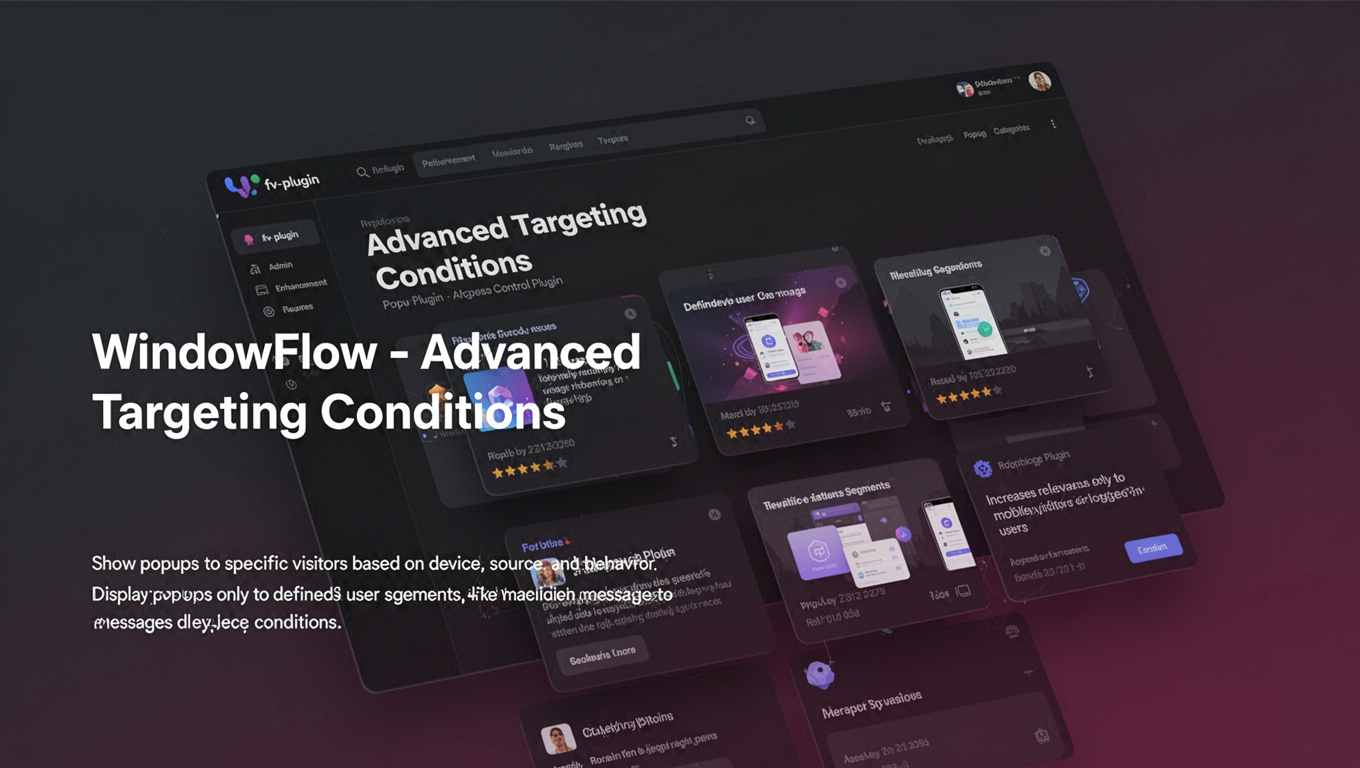 Preview of WindowFlow - Advanced Targeting Conditions
