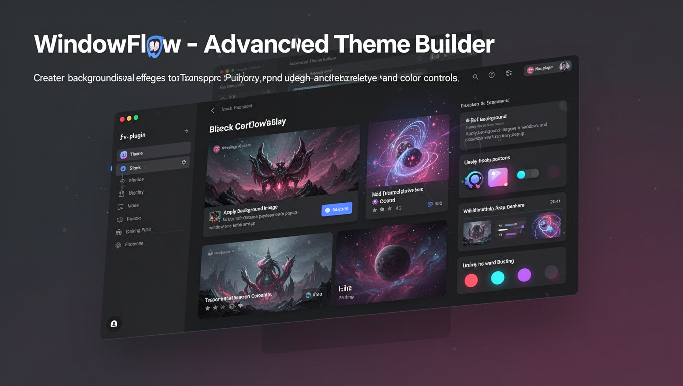 Preview of WindowFlow - Advanced Theme Builder
