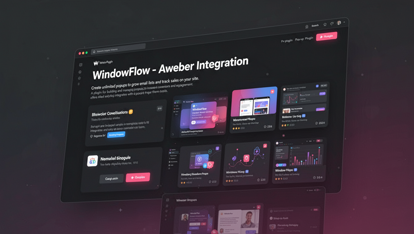 Preview of WindowFlow - Aweber Integration