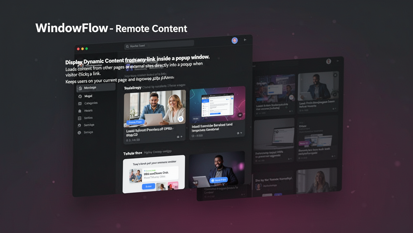 Preview of WindowFlow - Remote Content