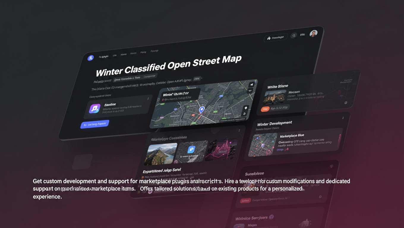 Preview of Winter Classified Open Street Map