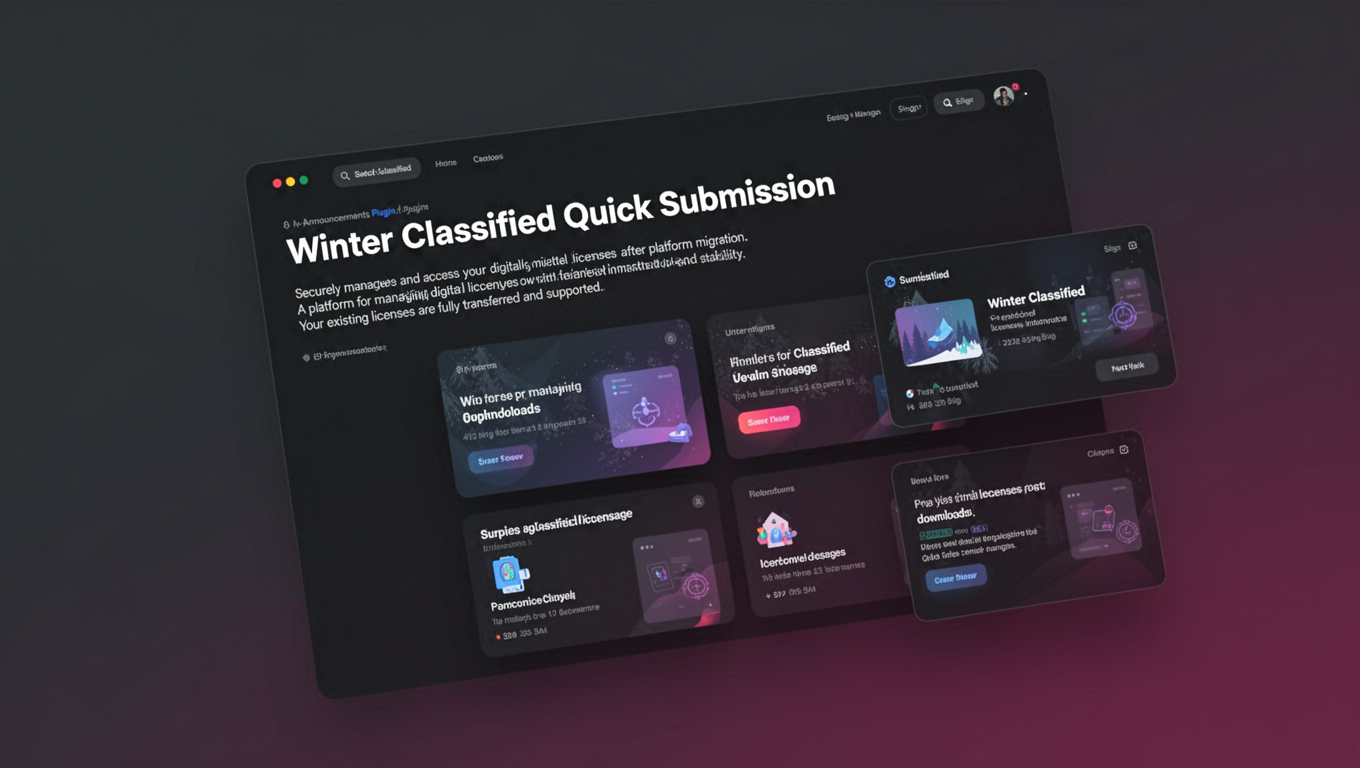 Preview of Winter Classified Quick Submission