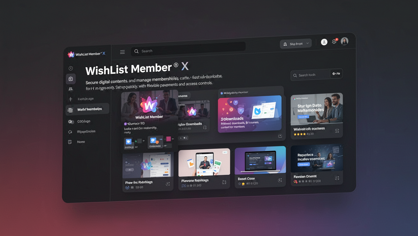 Preview of WishList Member&trade; X