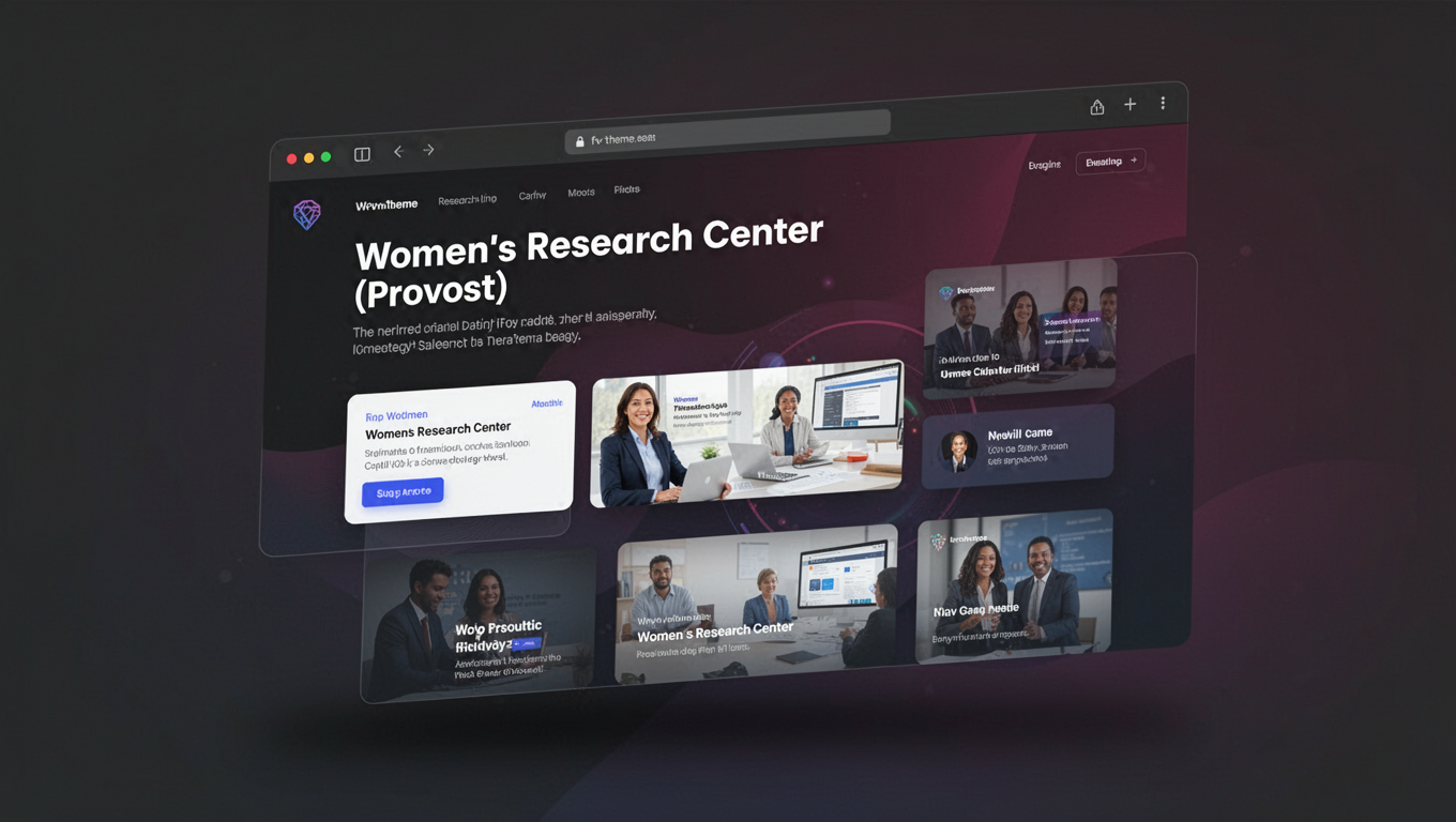 Preview of Women's Research Center (Provost)