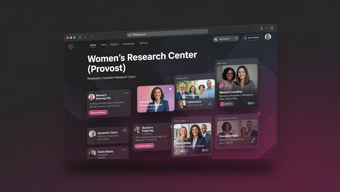 Preview of Women's Research Center (Provost)