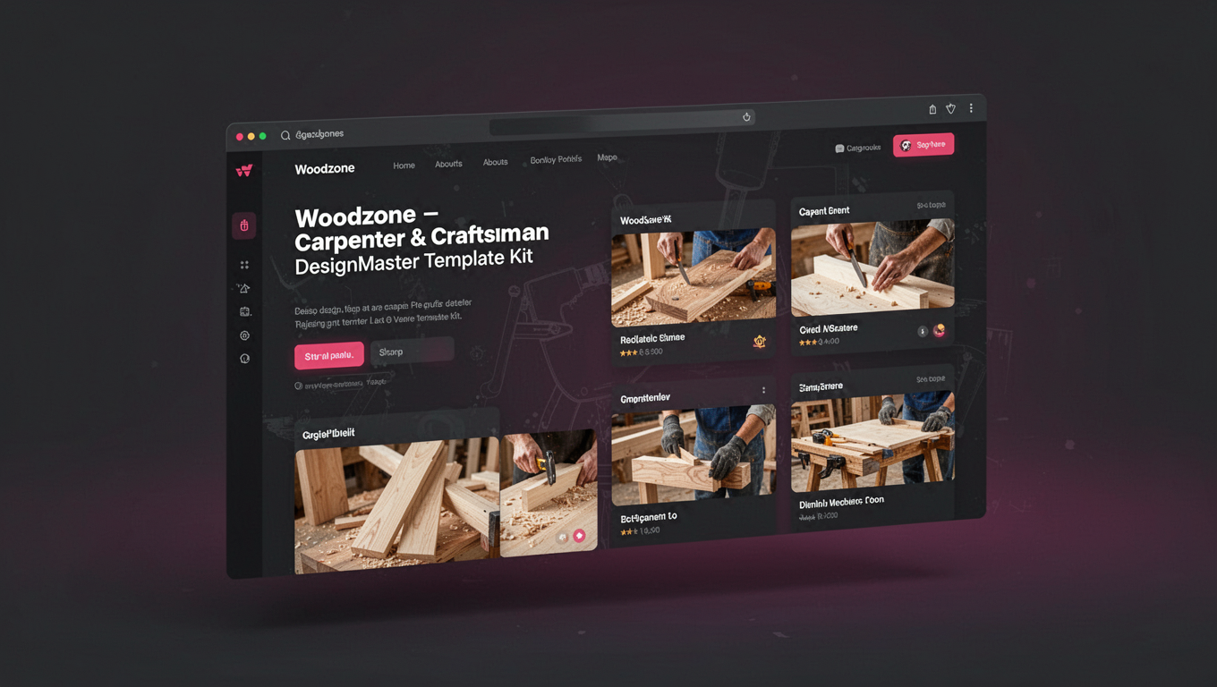 Preview of Woodzone – Carpenter & Craftsman DesignMaster Template Kit