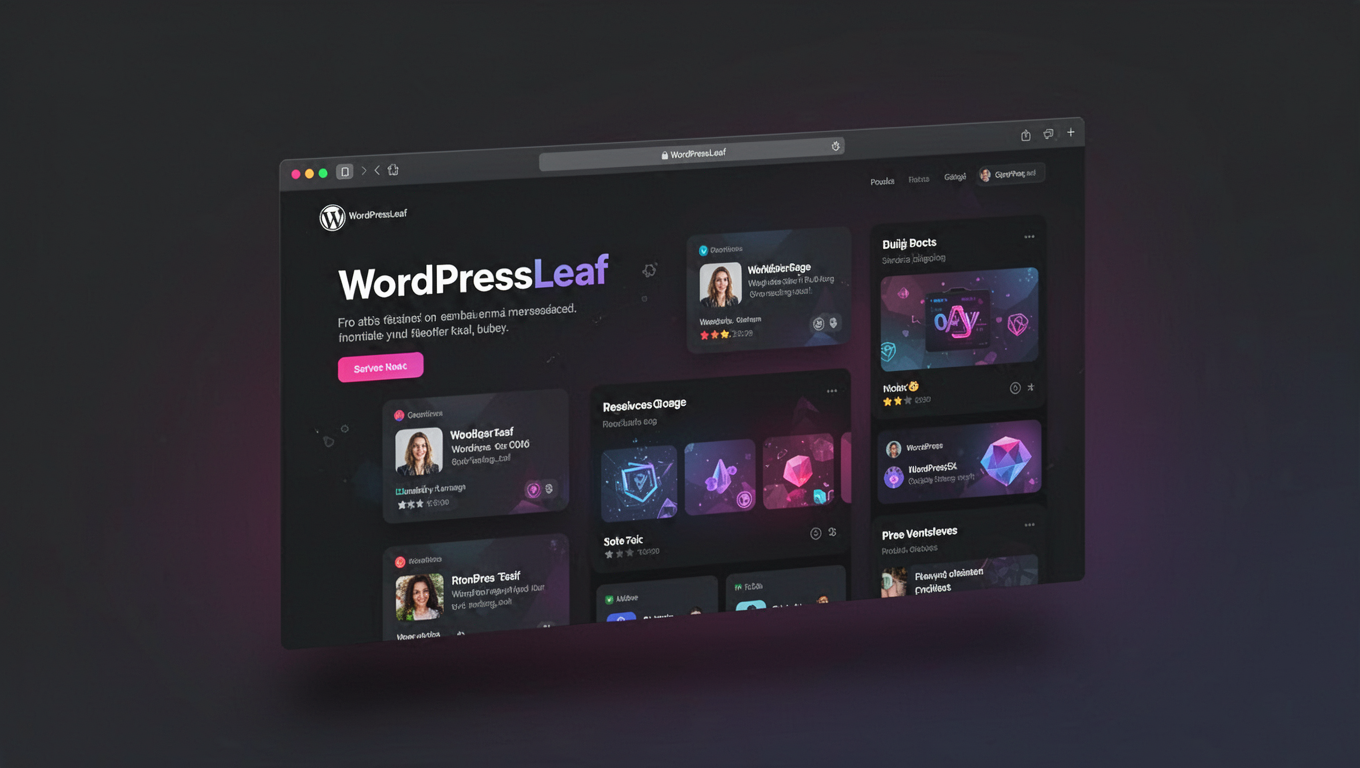Preview of WordPressLeaf