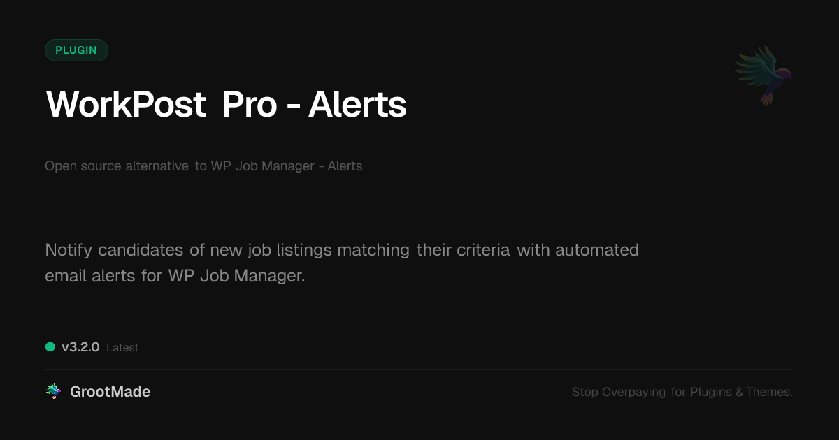 Preview of WorkPost Pro - Alerts