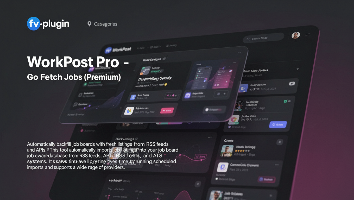 Preview of WorkPost Pro - Go Fetch Jobs (Premium)