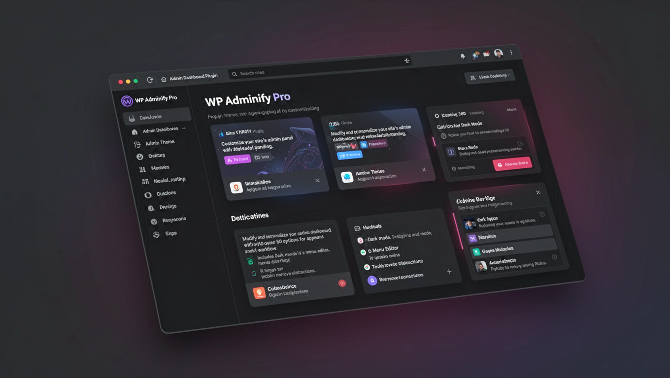 Preview of WP Adminify Pro