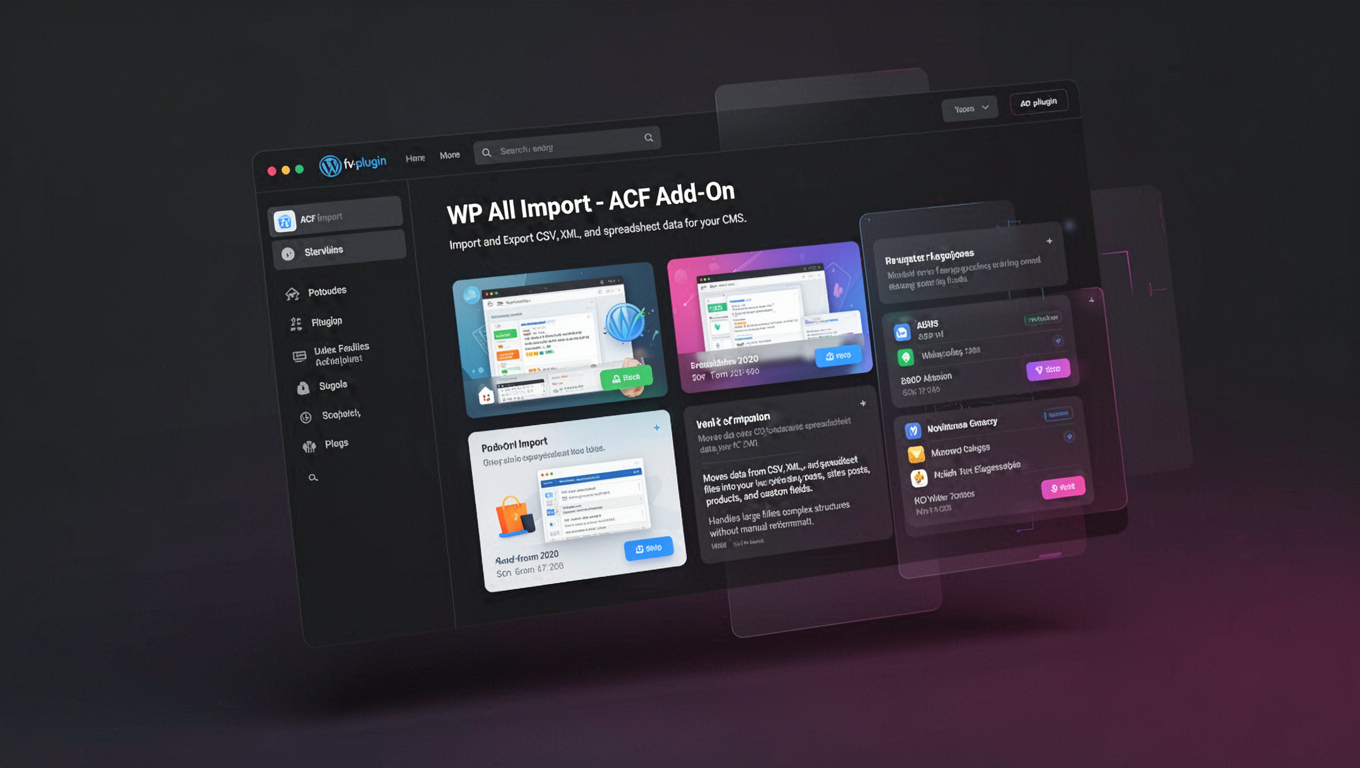 Preview of WP All Import - ACF Add-On