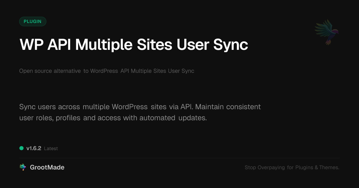 Preview of WP API Multiple Sites User Sync