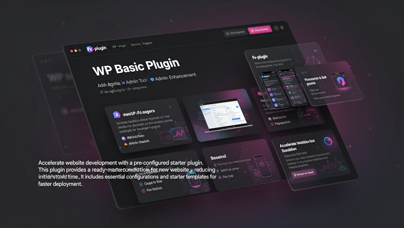 Preview of WP Basic Plugin