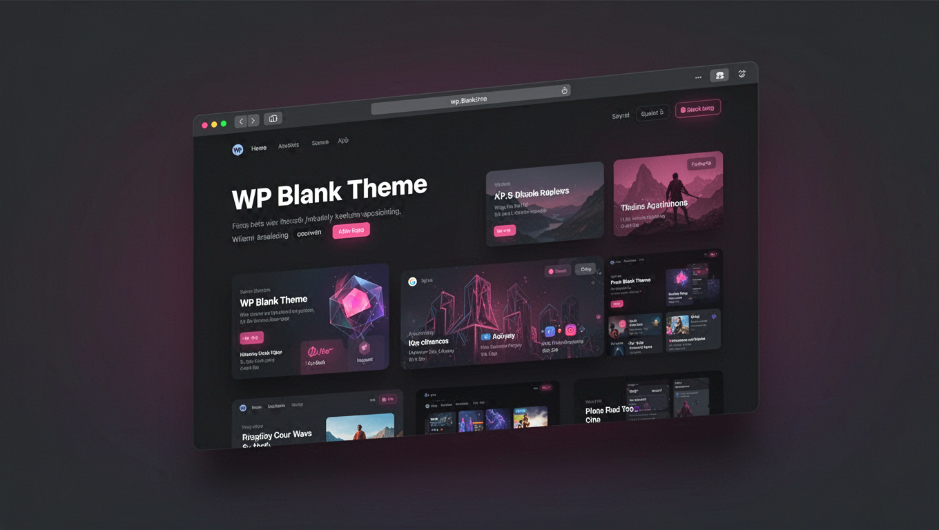 Preview of WP Blank Theme