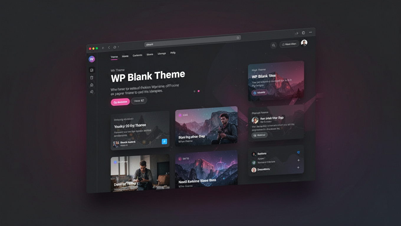 Preview of WP Blank Theme