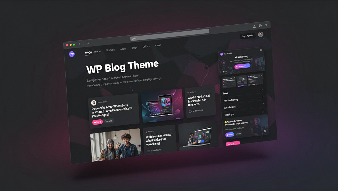 Preview of WP Blog Theme