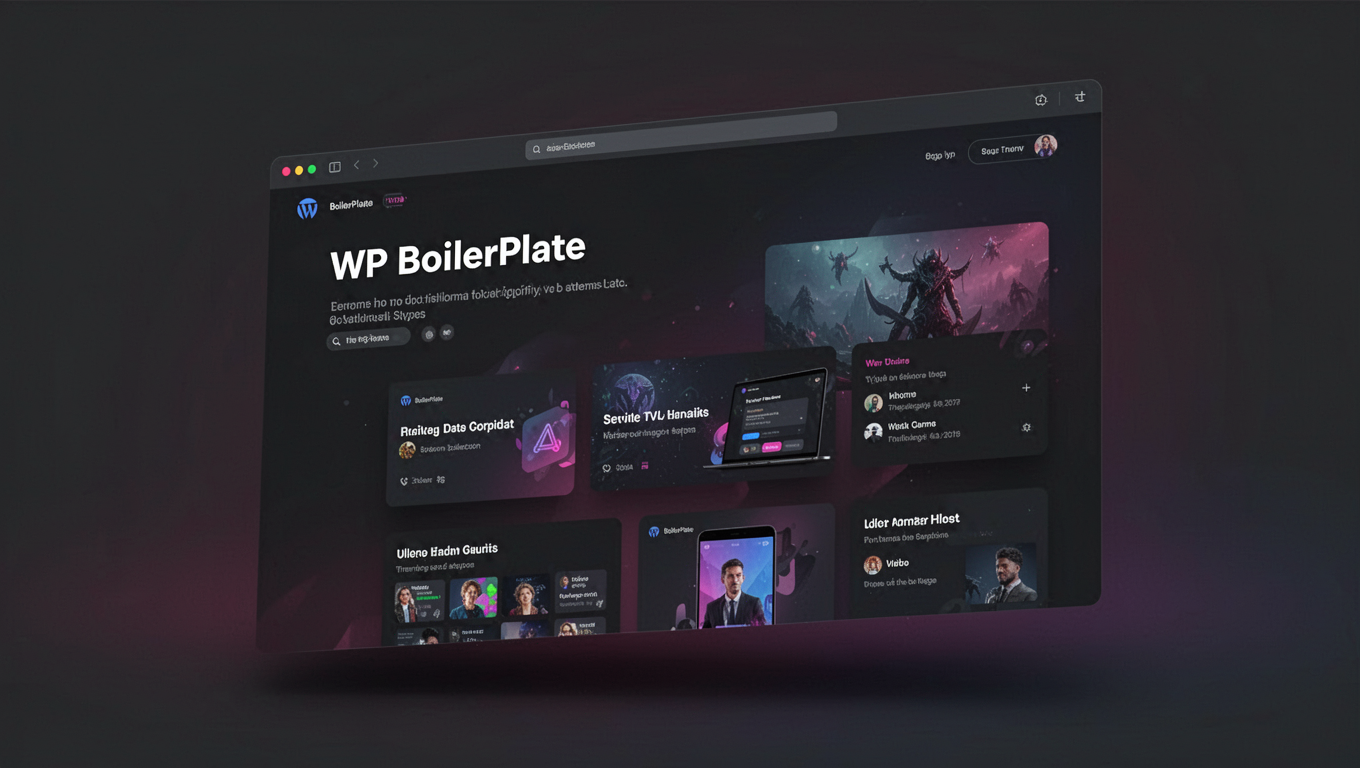 Preview of WP BoilerPlate