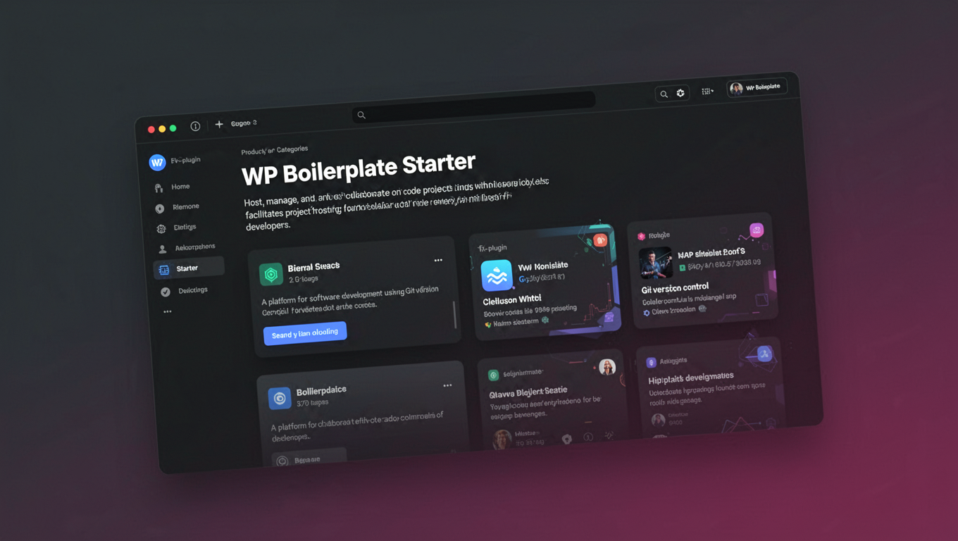 Preview of WP Boilerplate Starter
