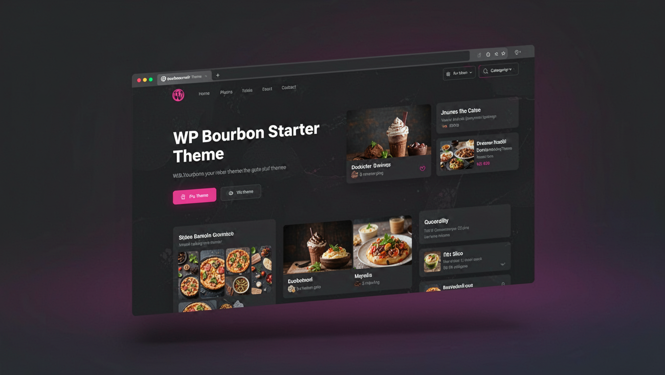 Preview of WP Bourbon Starter Theme