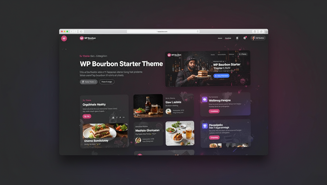 Preview of WP Bourbon Starter Theme