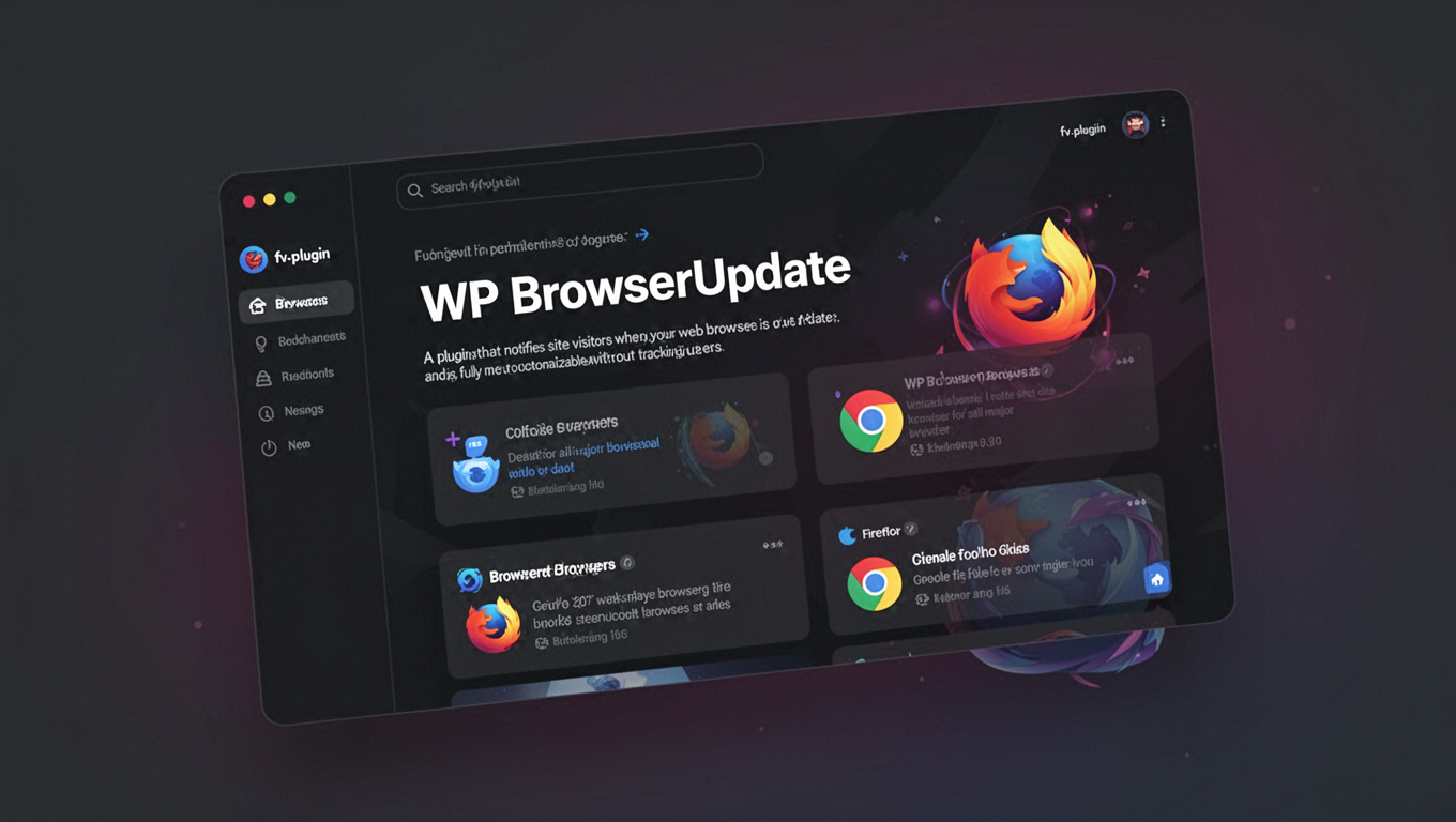 Preview of WP BrowserUpdate