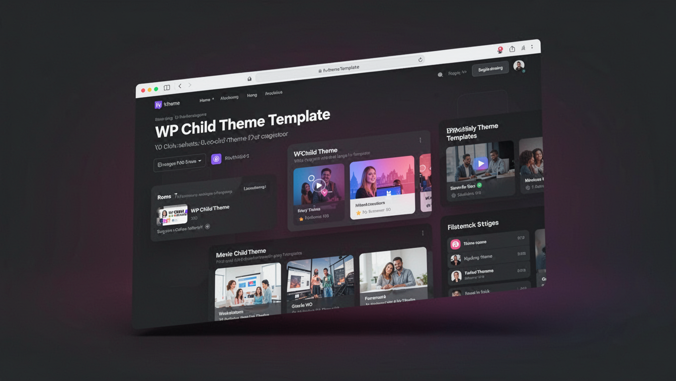 Preview of WP Child Theme Template