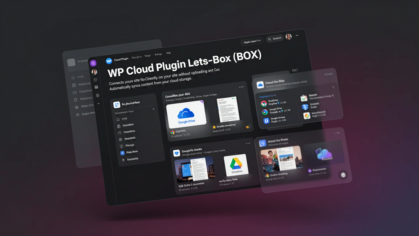Preview of WP Cloud Plugin Lets-Box (BOX)