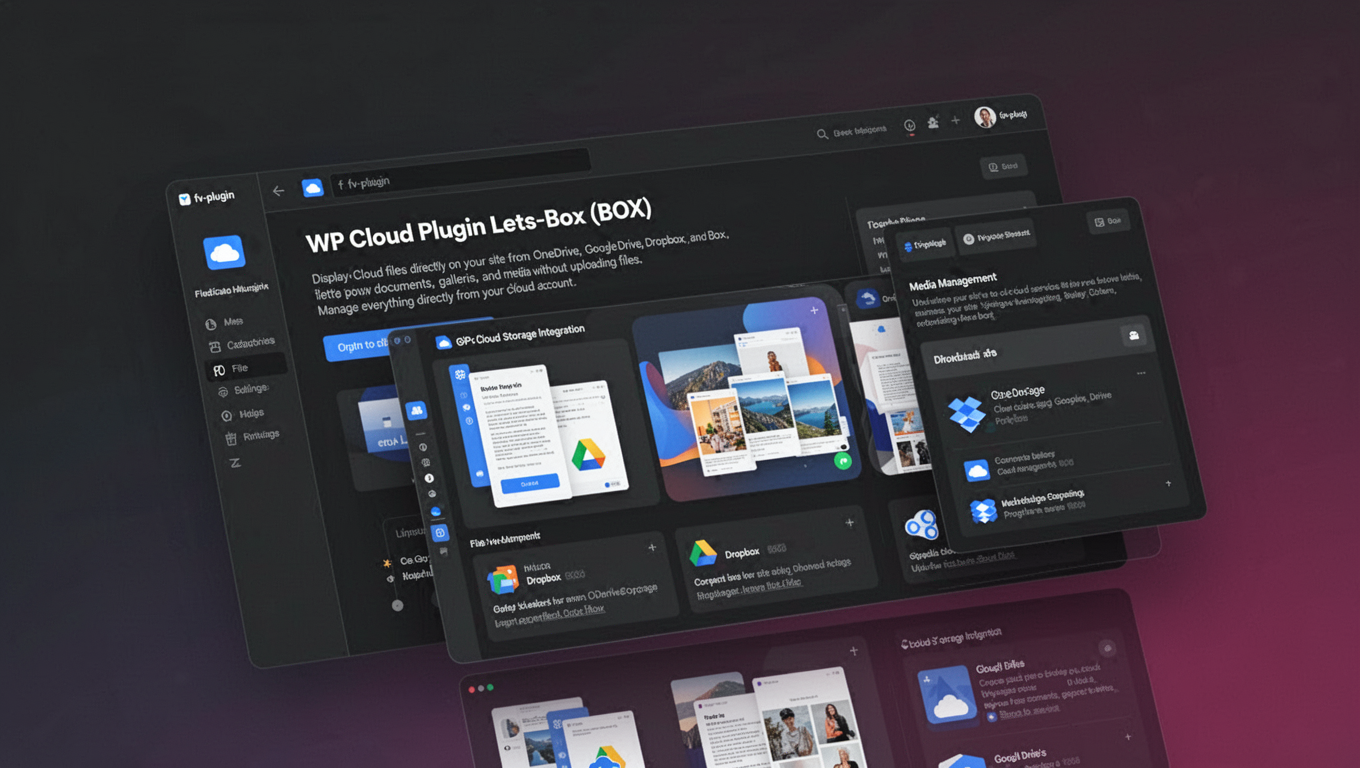 Preview of WP Cloud Plugin Lets-Box (BOX)