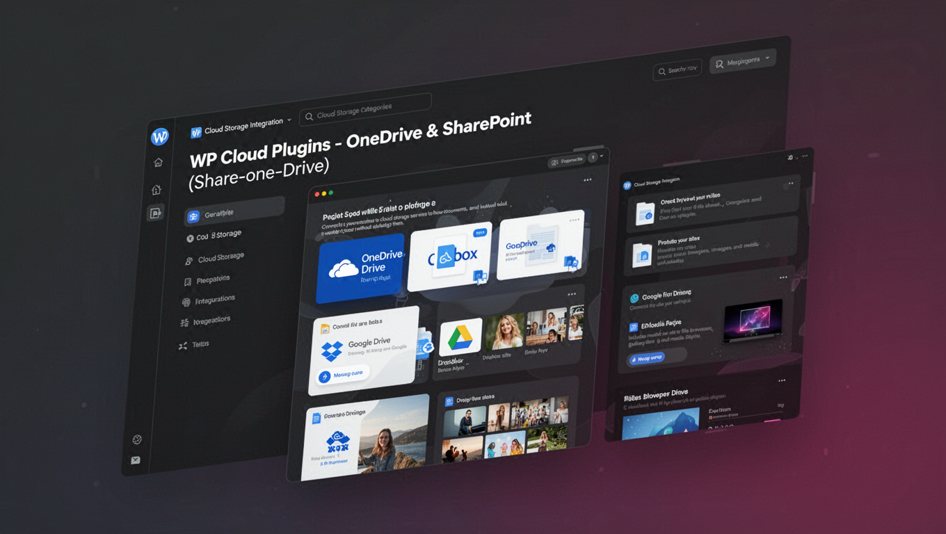 Preview of WP Cloud Plugins - OneDrive & SharePoint (Share-one-Drive)