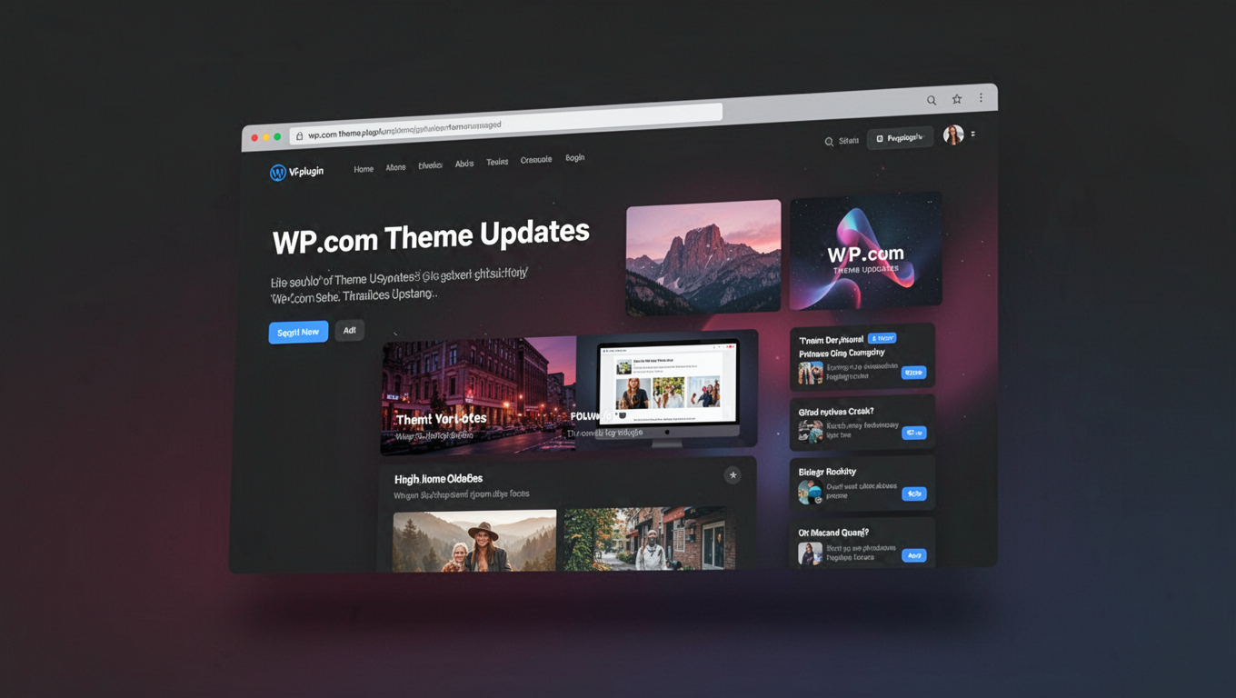 Preview of WP.com Theme Updates