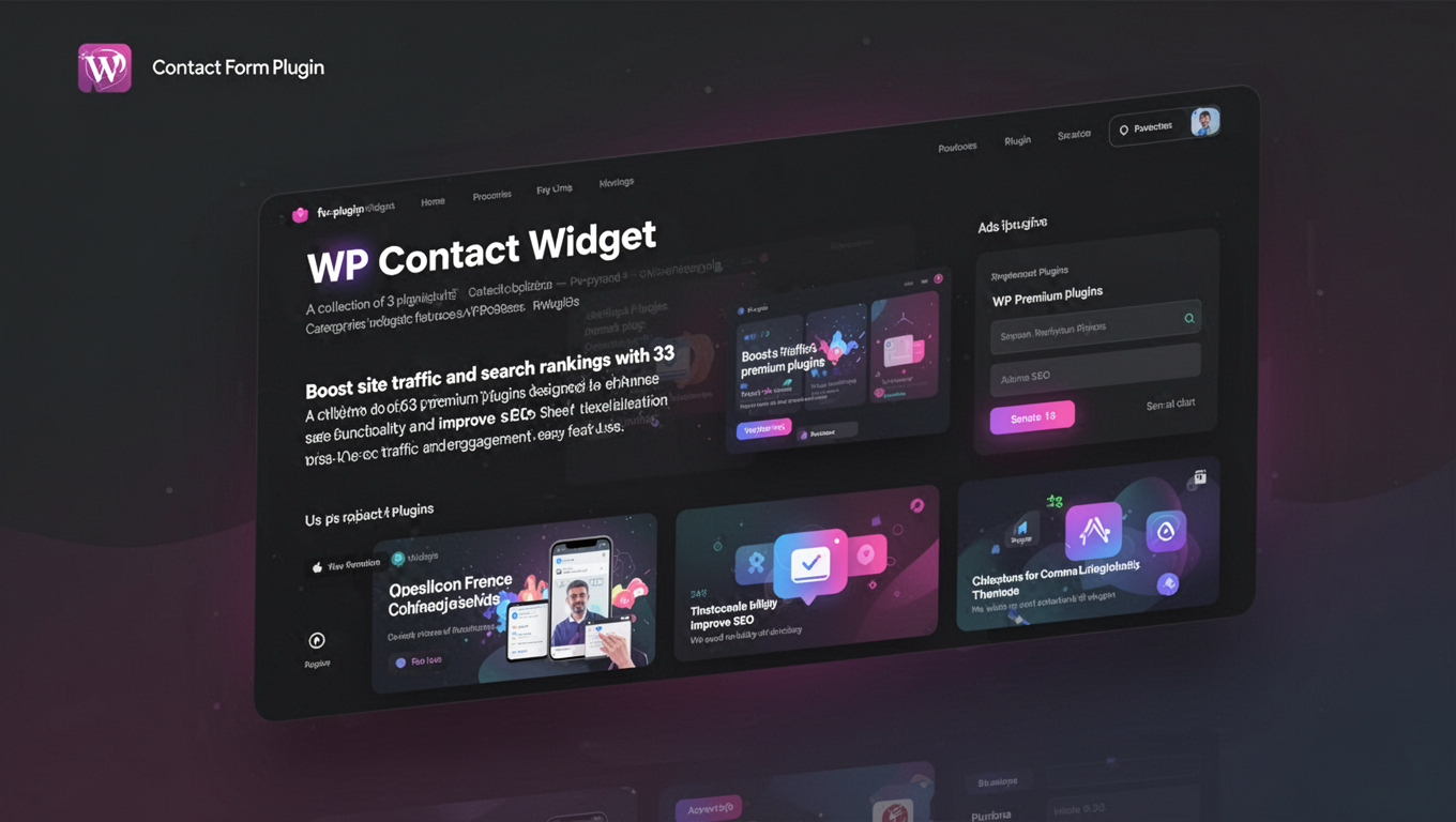 Preview of WP Contact Widget