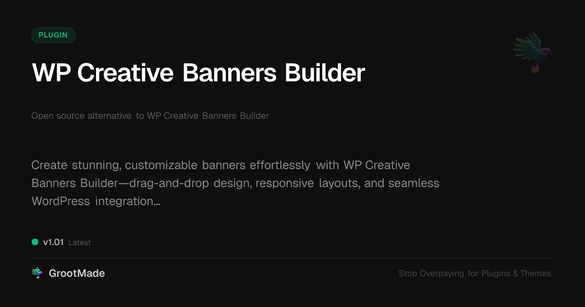 Preview of WP Creative Banners Builder