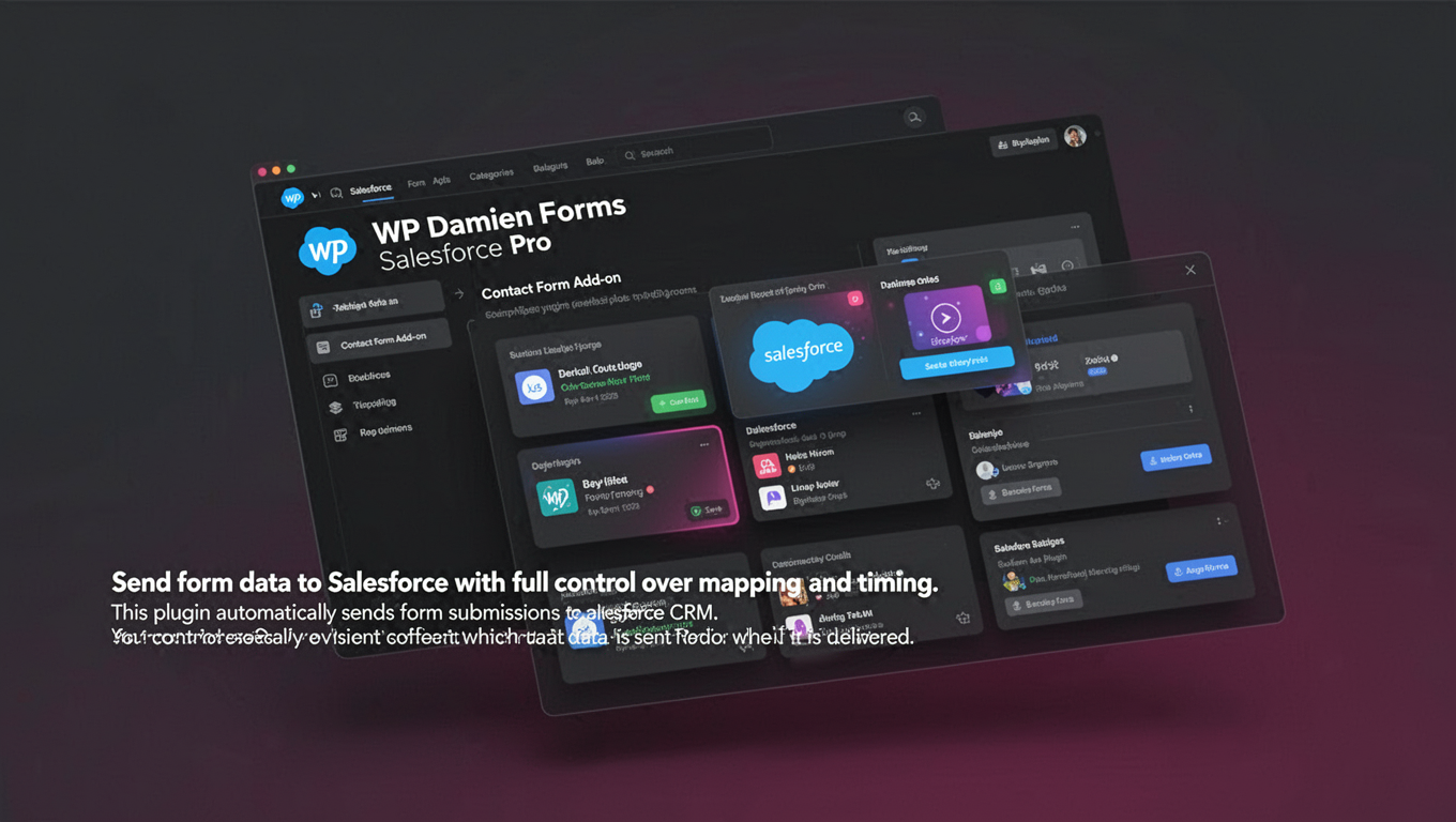 Preview of WP Damien Forms Salesforce Pro