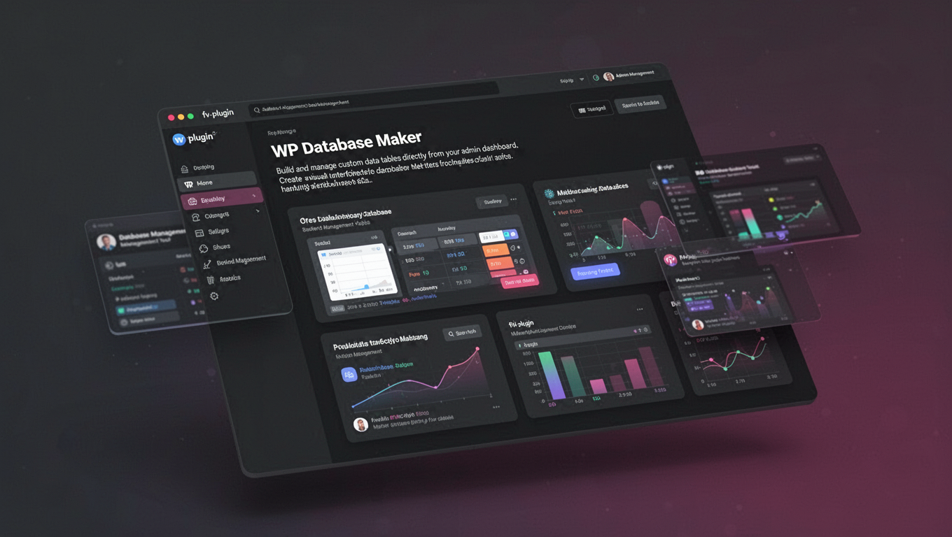 Preview of WP DataBase Maker