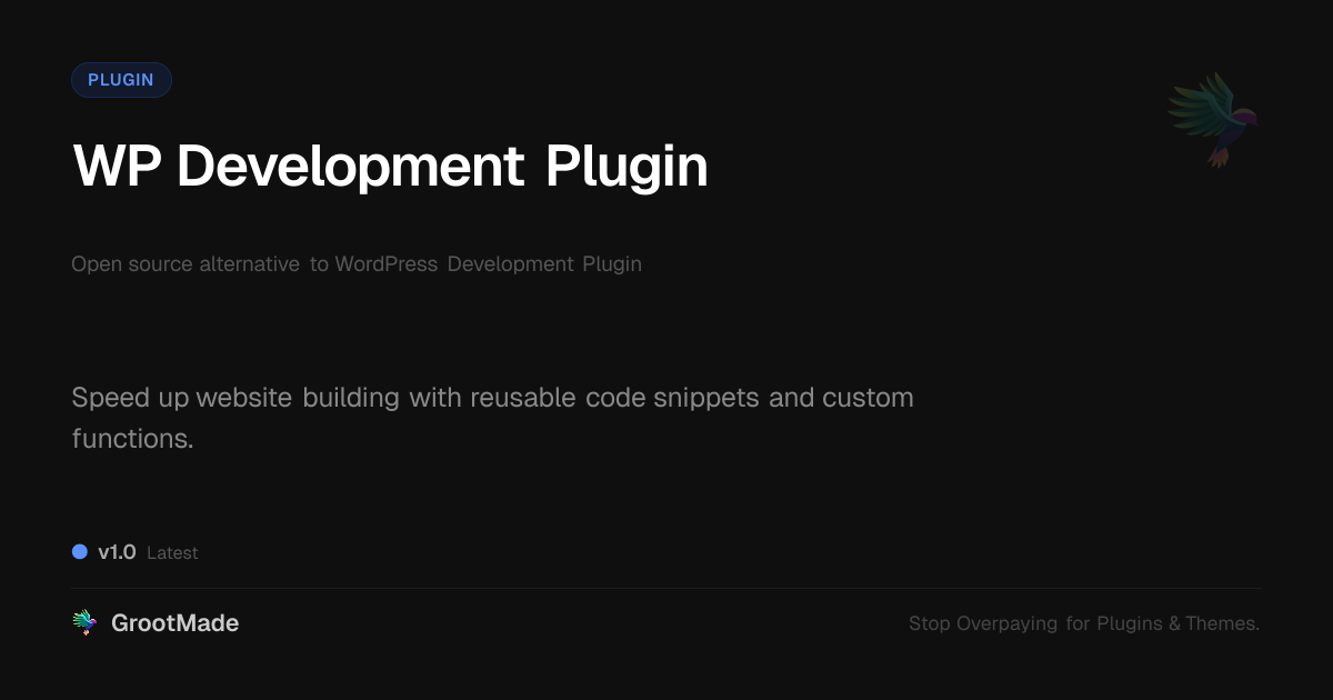 Preview of WP Development Plugin