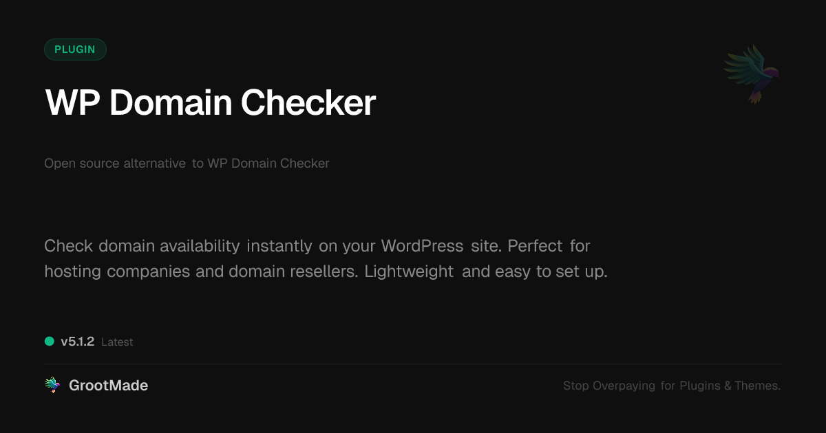 Preview of WP Domain Checker