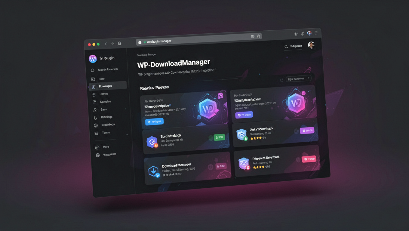 Preview of WP-DownloadManager
