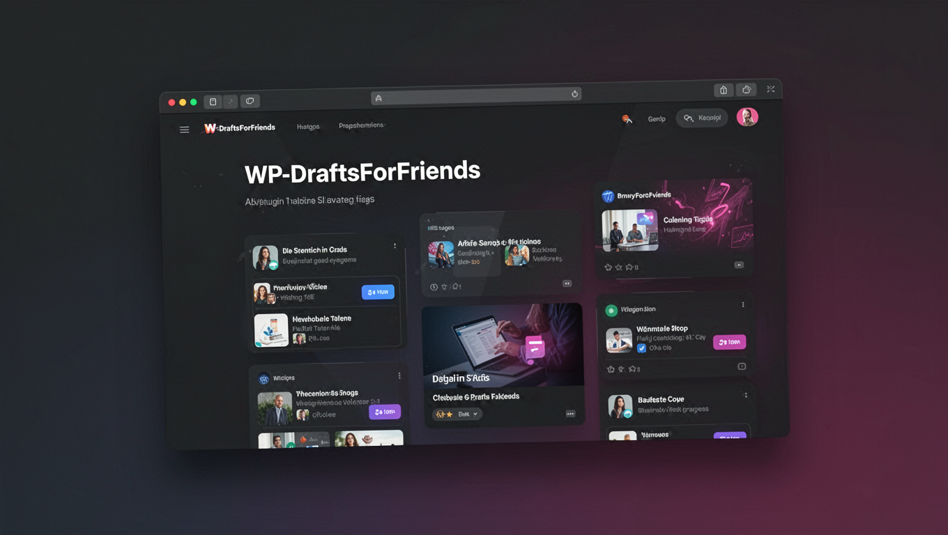 Preview of WP-DraftsForFriends