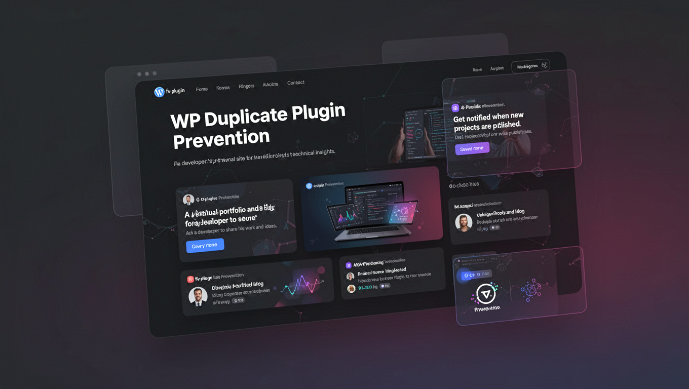 Preview of WP Duplicate Plugin Prevention