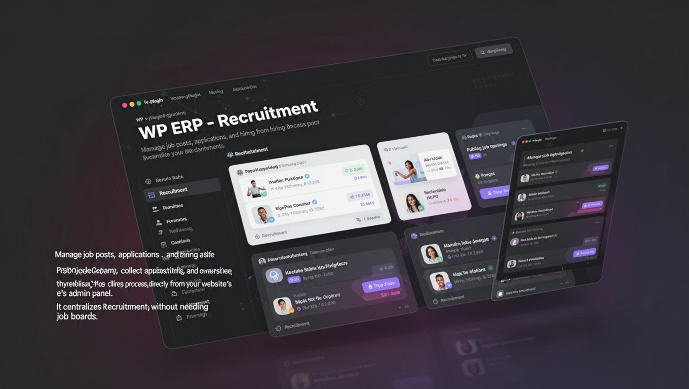 Preview of WP ERP - Recruitment