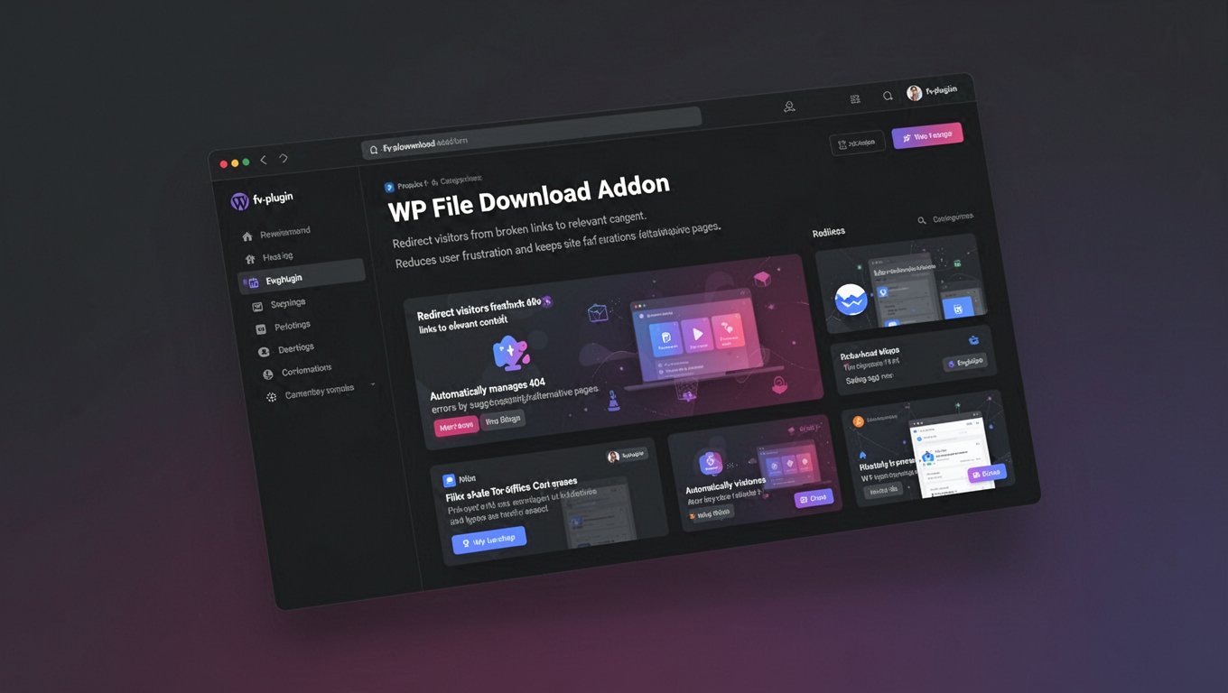 Preview of WP File Download Addon