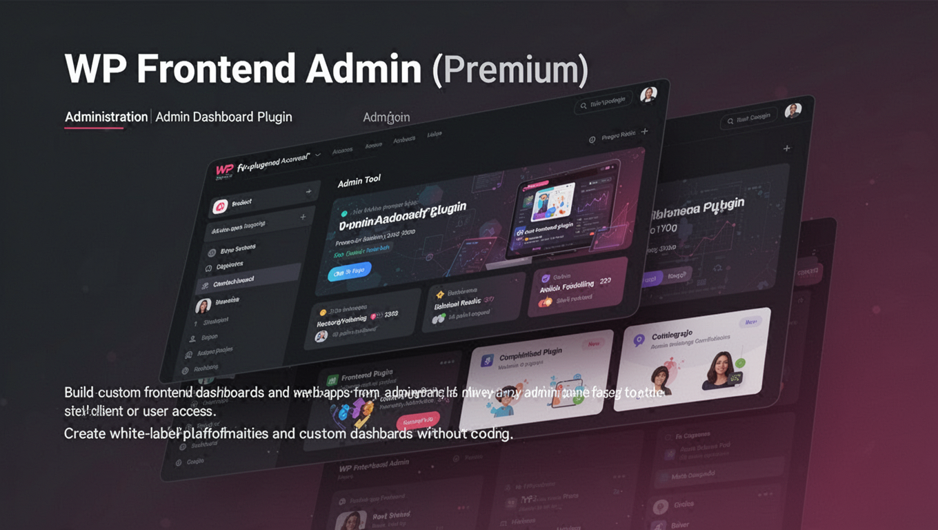 Preview of WP Frontend Admin (Premium)