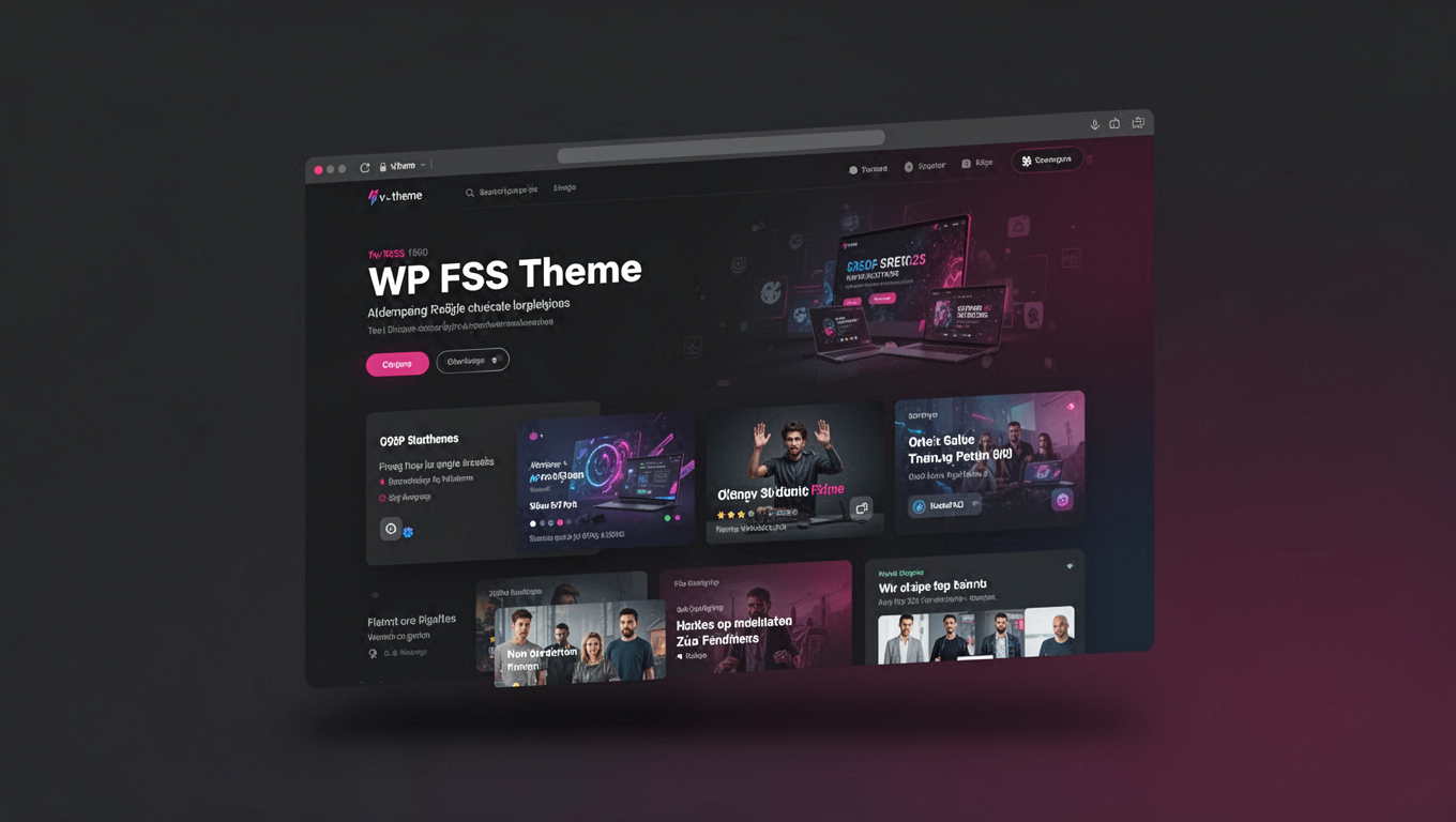 Preview of WP FSS Theme