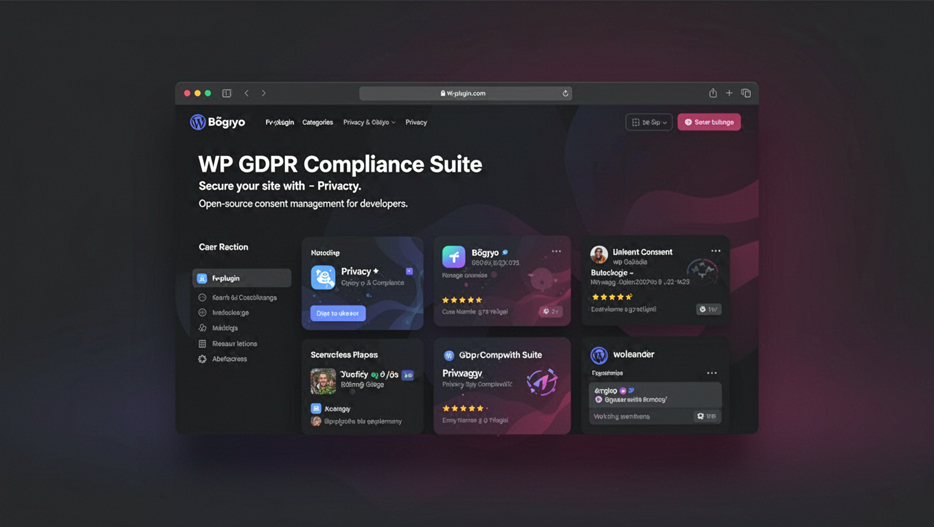 Preview of WP GDPR Compliance Suite