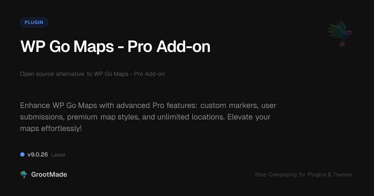 Preview of WP Go Maps - Pro Add-on