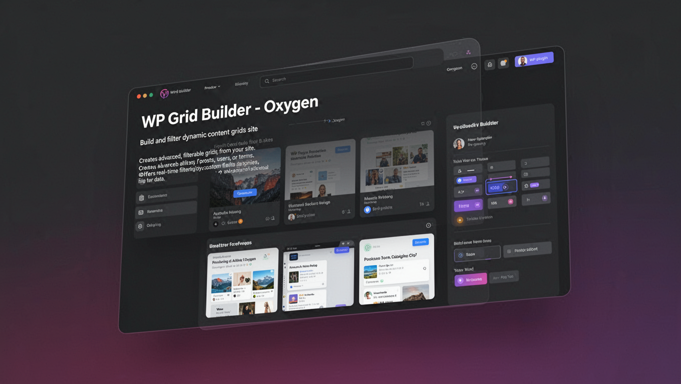 Preview of WP Grid Builder - Oxygen