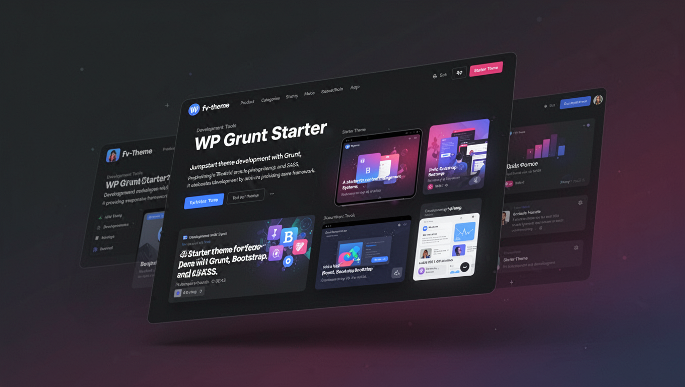 Preview of WP Grunt Starter