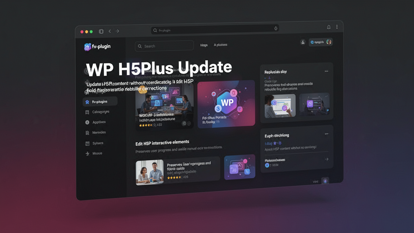 Preview of WP H5Plus Update