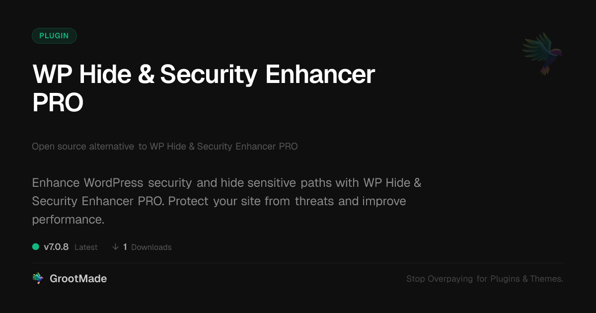 Preview of WP Hide & Security Enhancer PRO