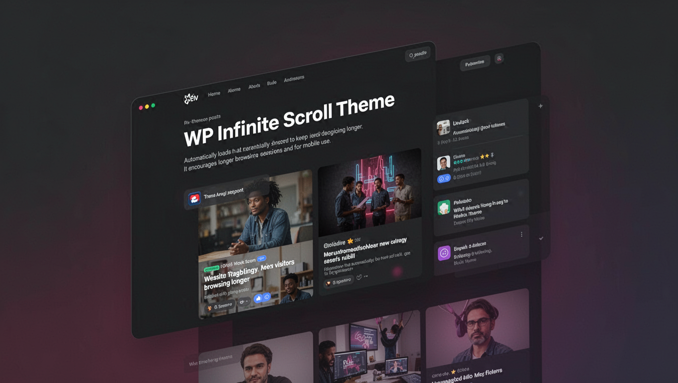 Preview of WP Infinite Scroll Theme